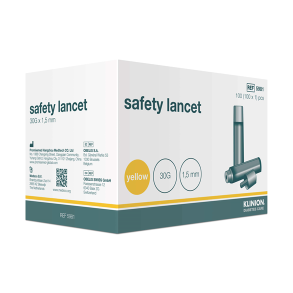 Safety lancet box