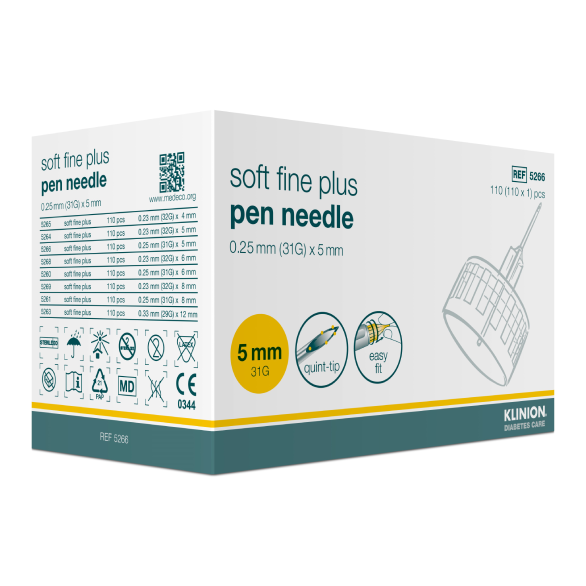 Klinion Softfine penneedles in 5mm