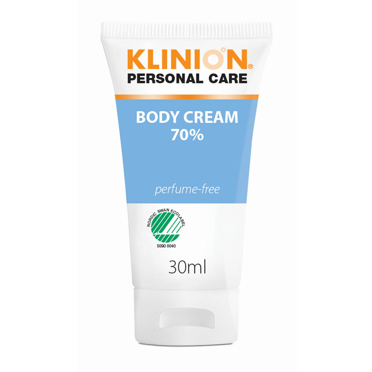 Tube of body cream 70%